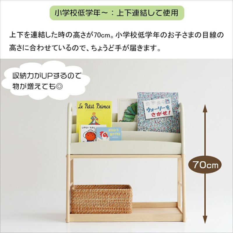 アレンジできる絵本ラック
