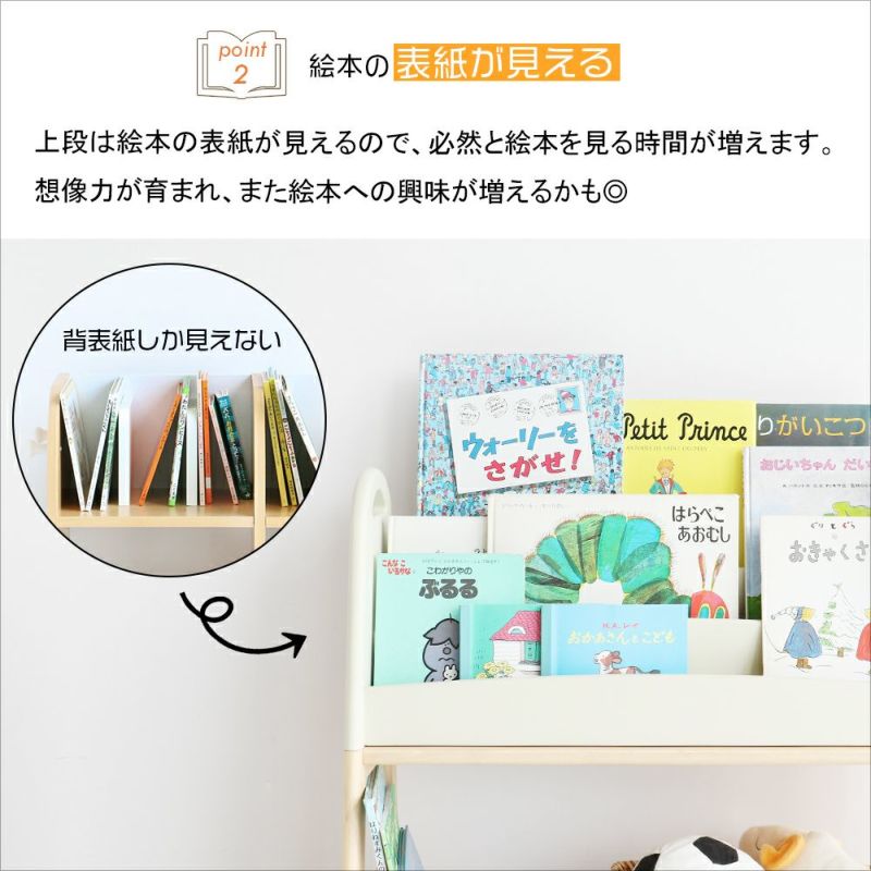 アレンジできる絵本ラック