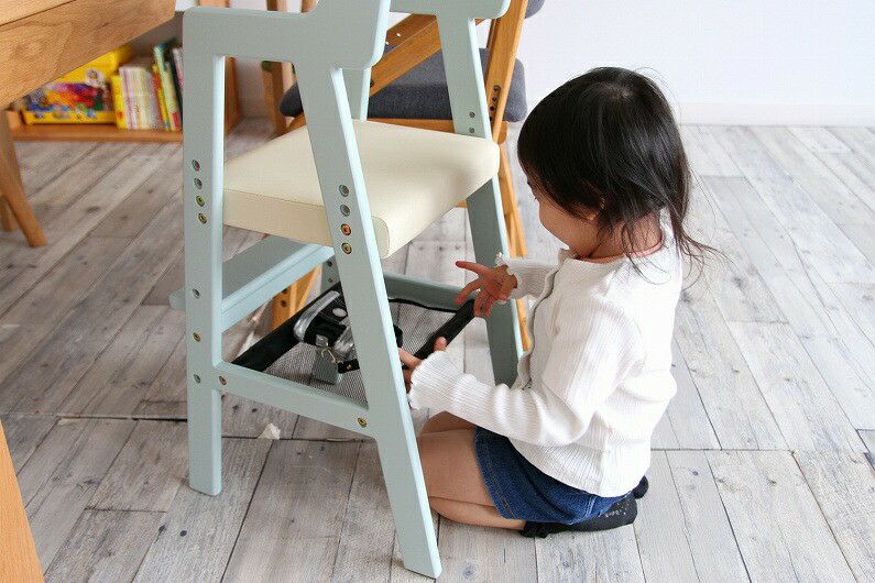 こども椅子キッズチェアハイチェアダイニングチェア食事椅子チェアー安全収納付き