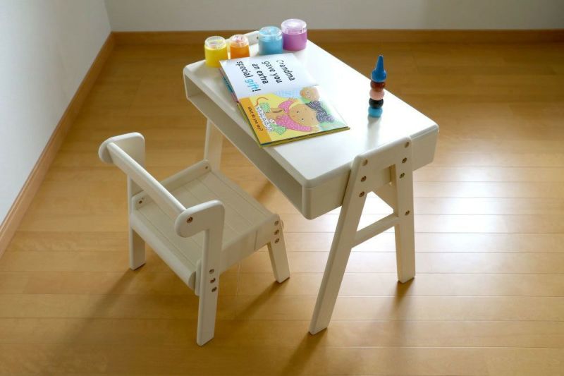 【送料無料】Picc'sStudySetこどもチェア子供椅子子どもイスデスクテーブル【na-KIDS【nakids】【Picc's】【スタディーセット勉強机お絵描きお片づけ天然木学習プレゼントお祝い幼稚園入学