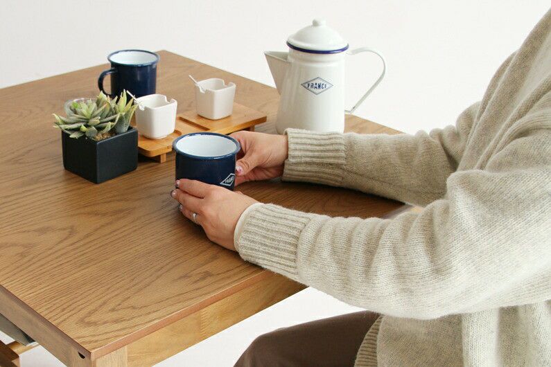 幅75cmダイニングテーブル２人用木製コンパクト新生活おしゃれカフェ北欧一人暮らしオーク材ヴィンテージ風キッチン食卓