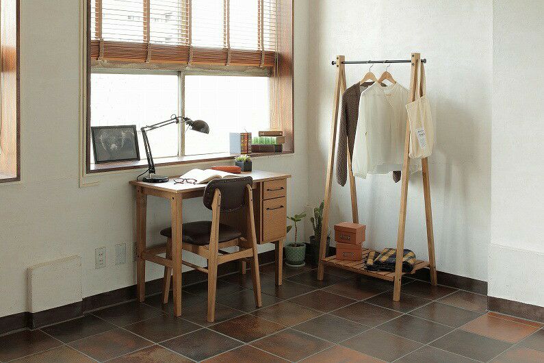 デスク書斎デスク机引出し収納木製学習机コンパクト作業机desk横幅90cm奥行45cmRasicDesk900RAT-3334NA北欧ナチュラルヴィンテージ風カフェおしゃれかわいい