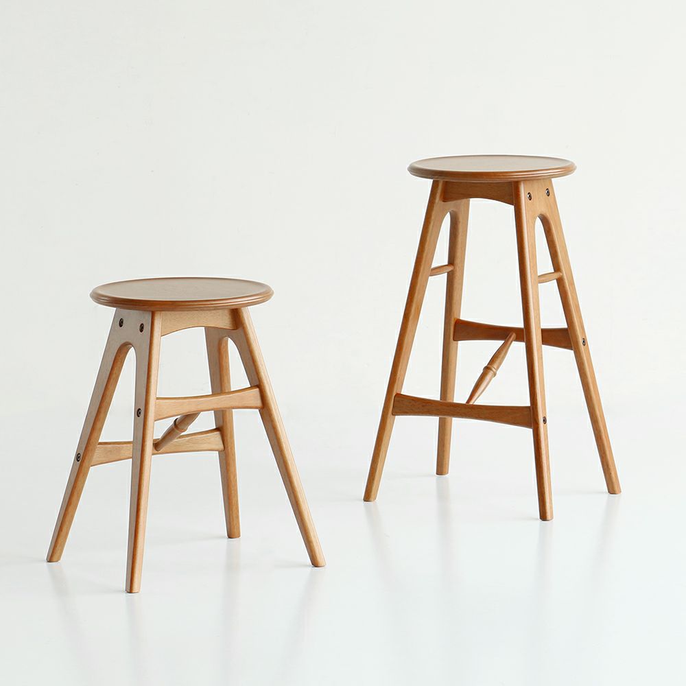 軽量なヴィンテージ風ハイスツール